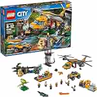 レゴシティ60162ジャングル飛行機と古代遺跡 Amazon.co.jp: LEGO City Jungle Air Drop Helicopter (60162